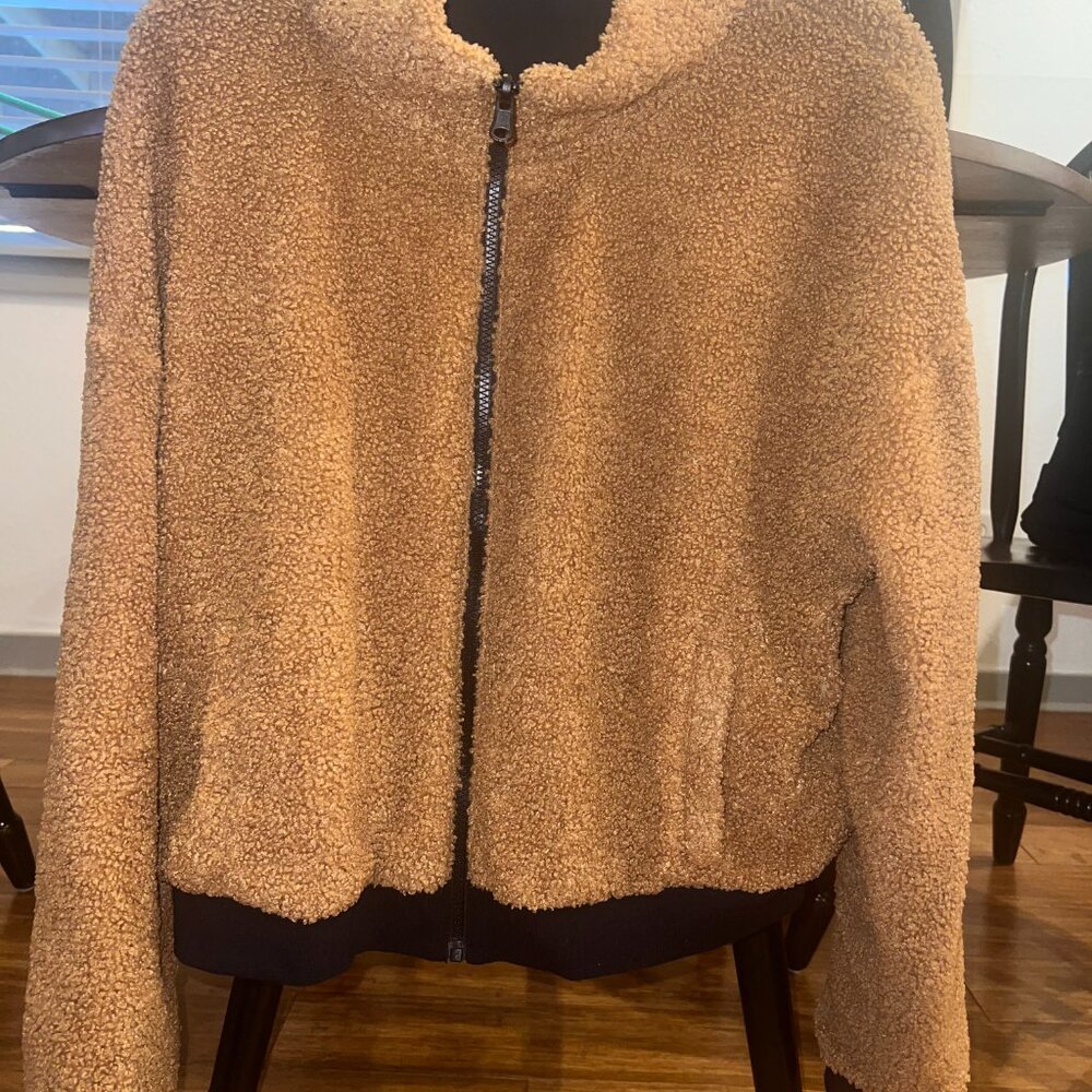 Fabletics Reversible Bomber Jacket | Size Large - image 2